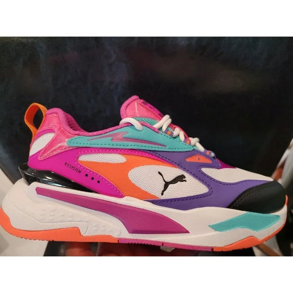 Women Puma Rs Fast Hypnotize Sneaker-  Size 6 - Vibrant Colors -  Brand New - Picture 9 of 16